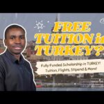 Study Free in Turkey with Fully Funded Türkiye Scholarships 2025